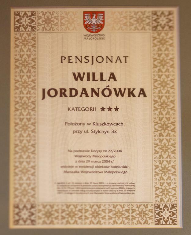 Willa Jordanowka Чорштын Экстерьер фото